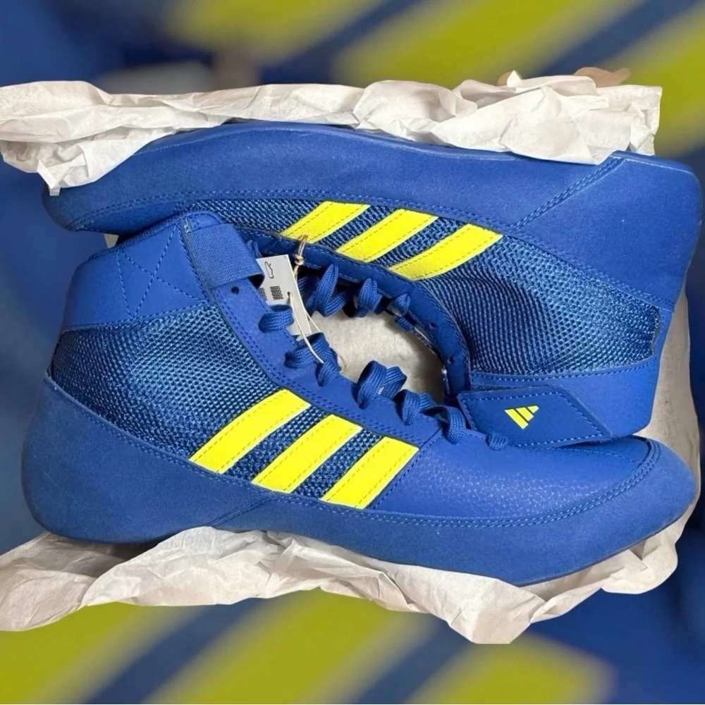 adidas HVC 2 Wrestling Mid Blue men's Size 13